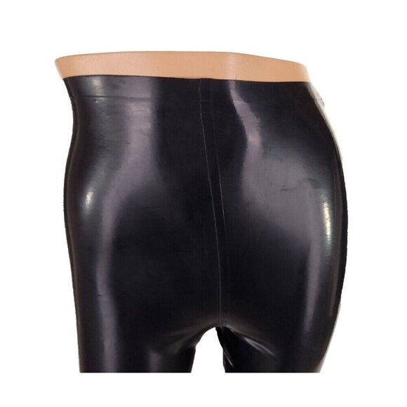 Saint Laurent Latex Leggings Size F36 US 4 Black - Picture 3 of 15